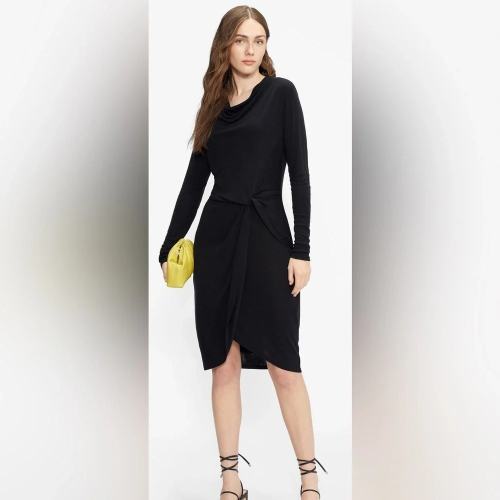 Ted Baker Neyda wrap dress in black